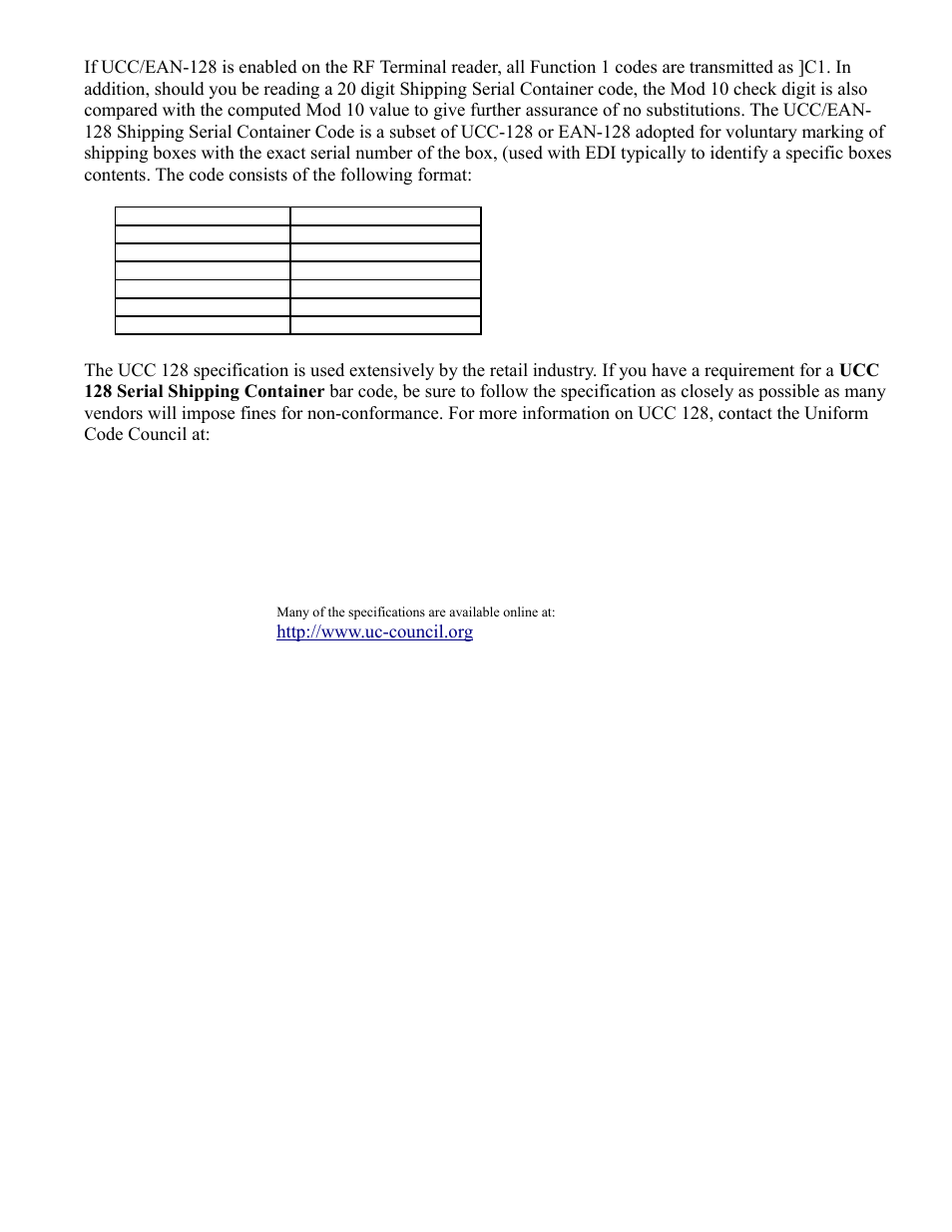 Worth Data RF Terminal 7000 User Manual | Page 93 / 103