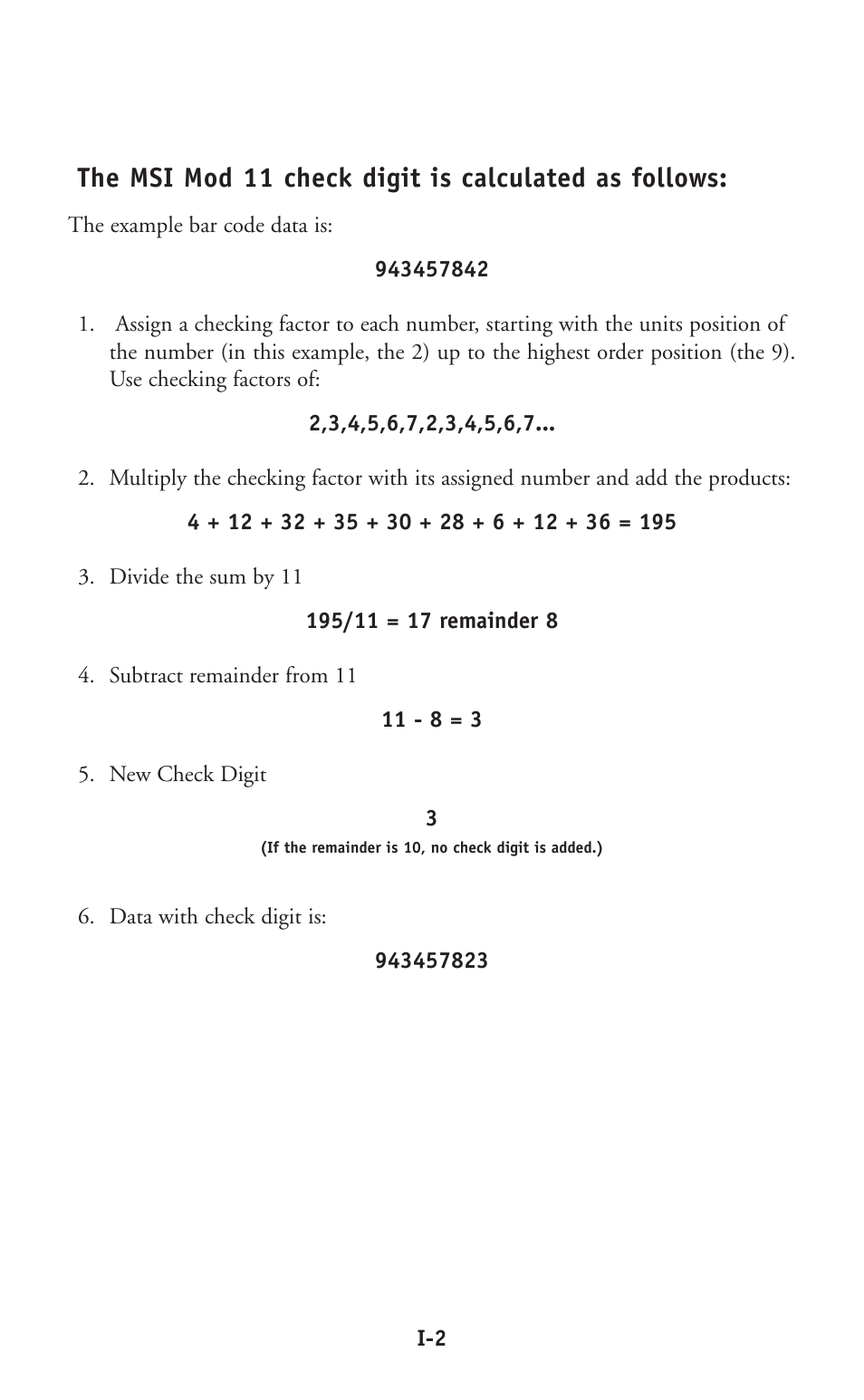 Worth Data P11/12 User Manual | Page 55 / 59