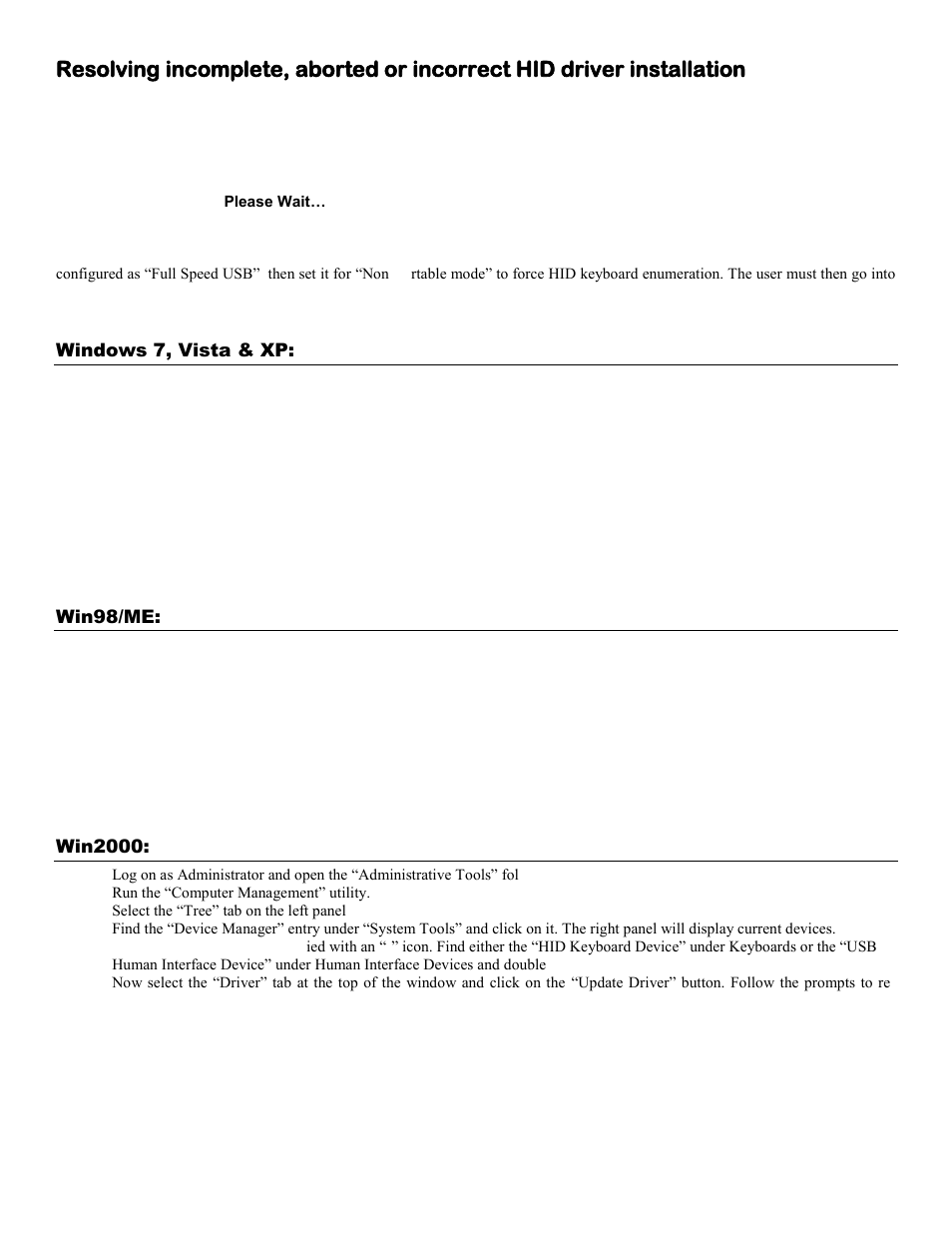 Windows 7, vista & xp, Win98/me, Win2000 | Appendix f: code 39 | Worth Data 5000 User Manual | Page 107 / 126