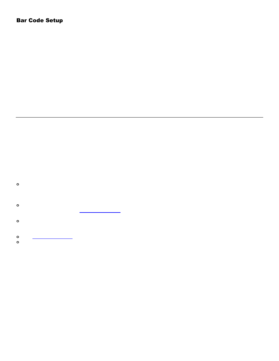 Bar code setup, Code 3 of 9 (code 39) | Worth Data 5000 User Manual | Page 33 / 126