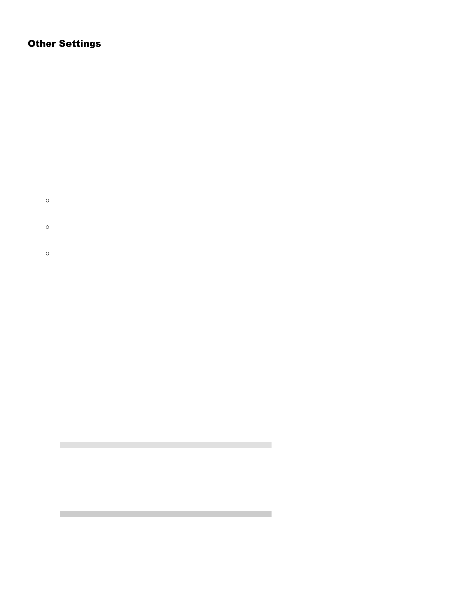 Other settings, Preamble and postamble | Worth Data 5000 User Manual | Page 46 / 126