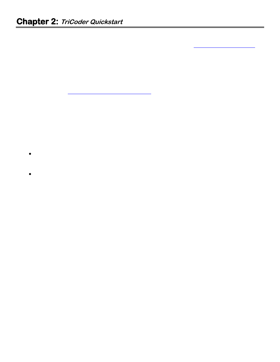 Chapter 2: tricoder quickstart, Chapter 2, Tricoder quickstart | Worth Data 5000 User Manual | Page 7 / 126