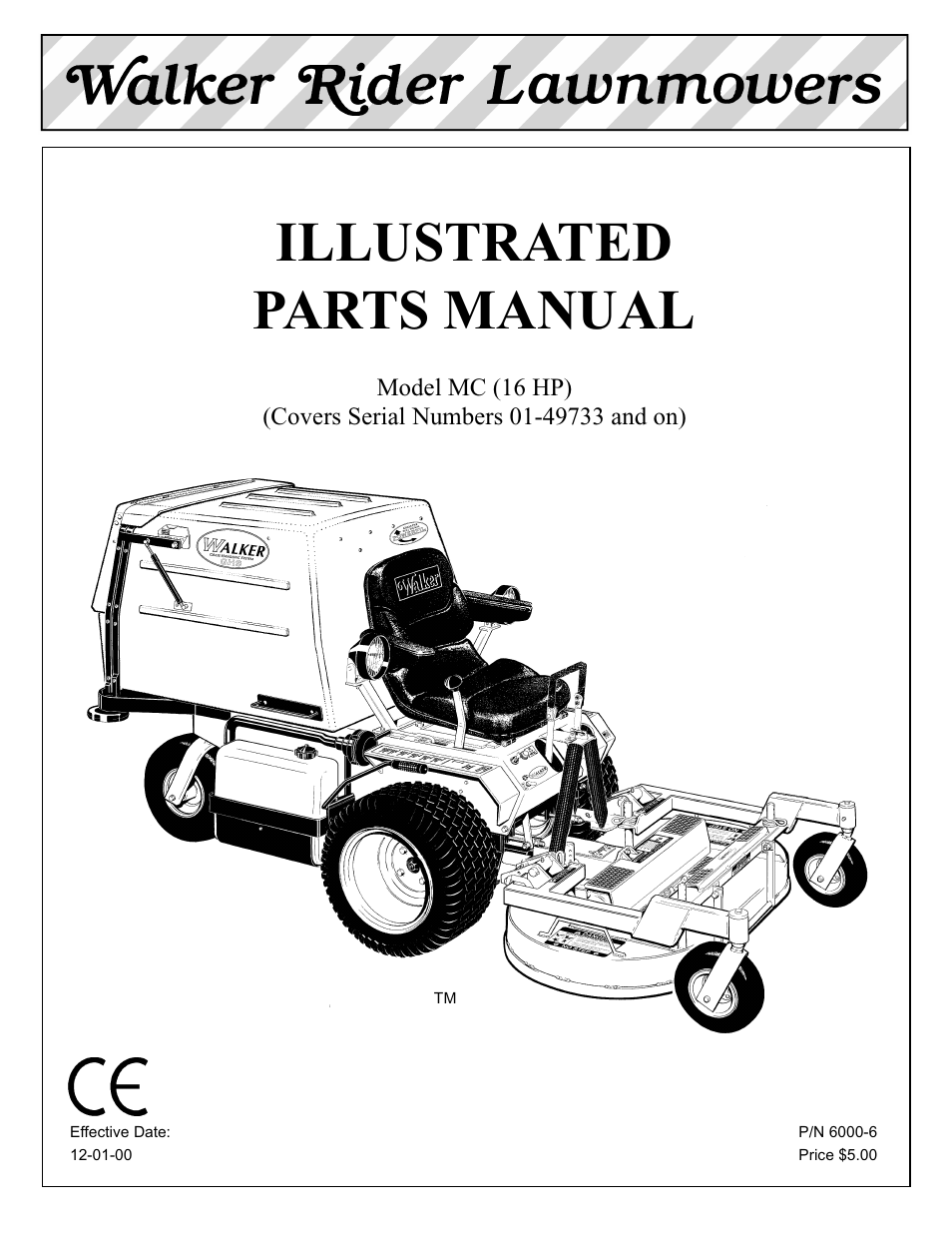 Walker MC (16 HP) User Manual | 64 pages