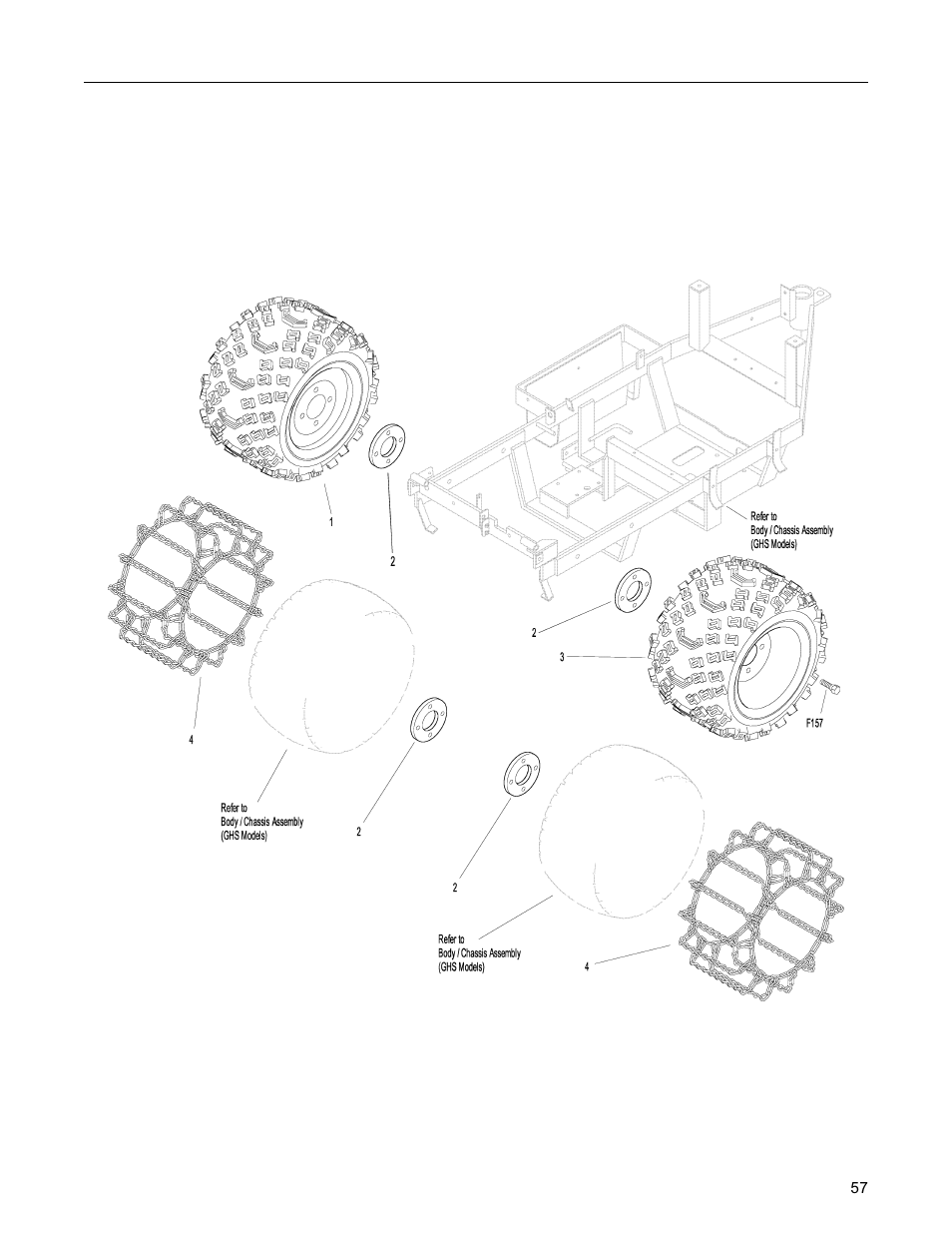 All-terrain tire kit & tire chain sets | Walker MC (16 HP) User Manual | Page 59 / 64