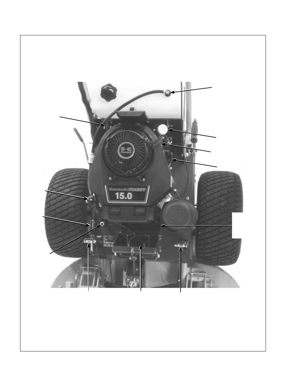 Top view (cover removed), Component identification | Walker MW 15 HP User Manual | Page 12 / 68