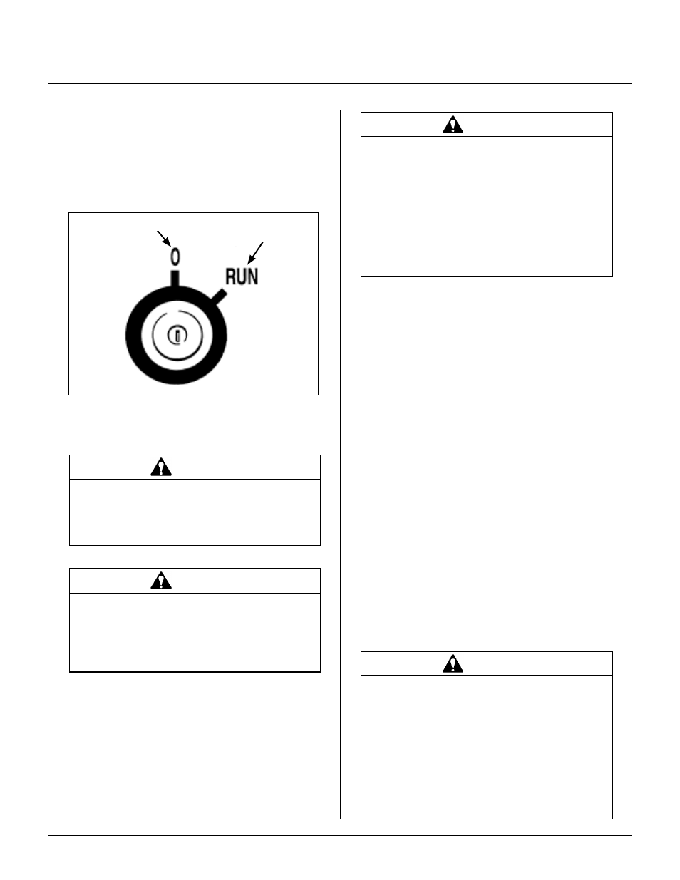 Ignition switch, Starting the engine, Adjusting ground speed and steering | Operating instructions | Walker MW 15 HP User Manual | Page 27 / 68