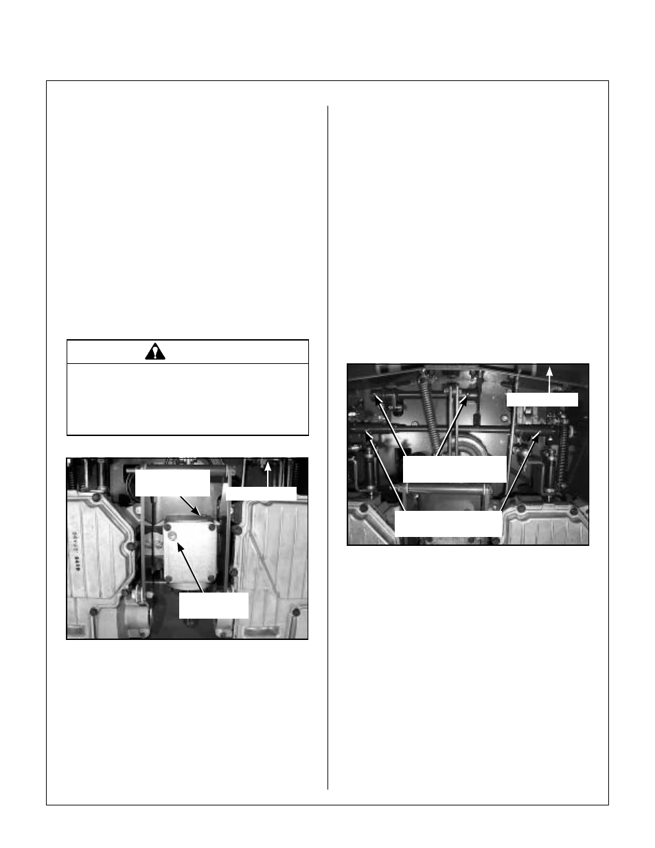 Tractor pto gearbox lubrication, Checking gearbox oil level, Tractor pto gearbox location | Transaxle lubrication, Steering linkage and pto linkage lubrication, Steering and pto linkage location, Maintenance instructions | Walker MW 15 HP User Manual | Page 37 / 68