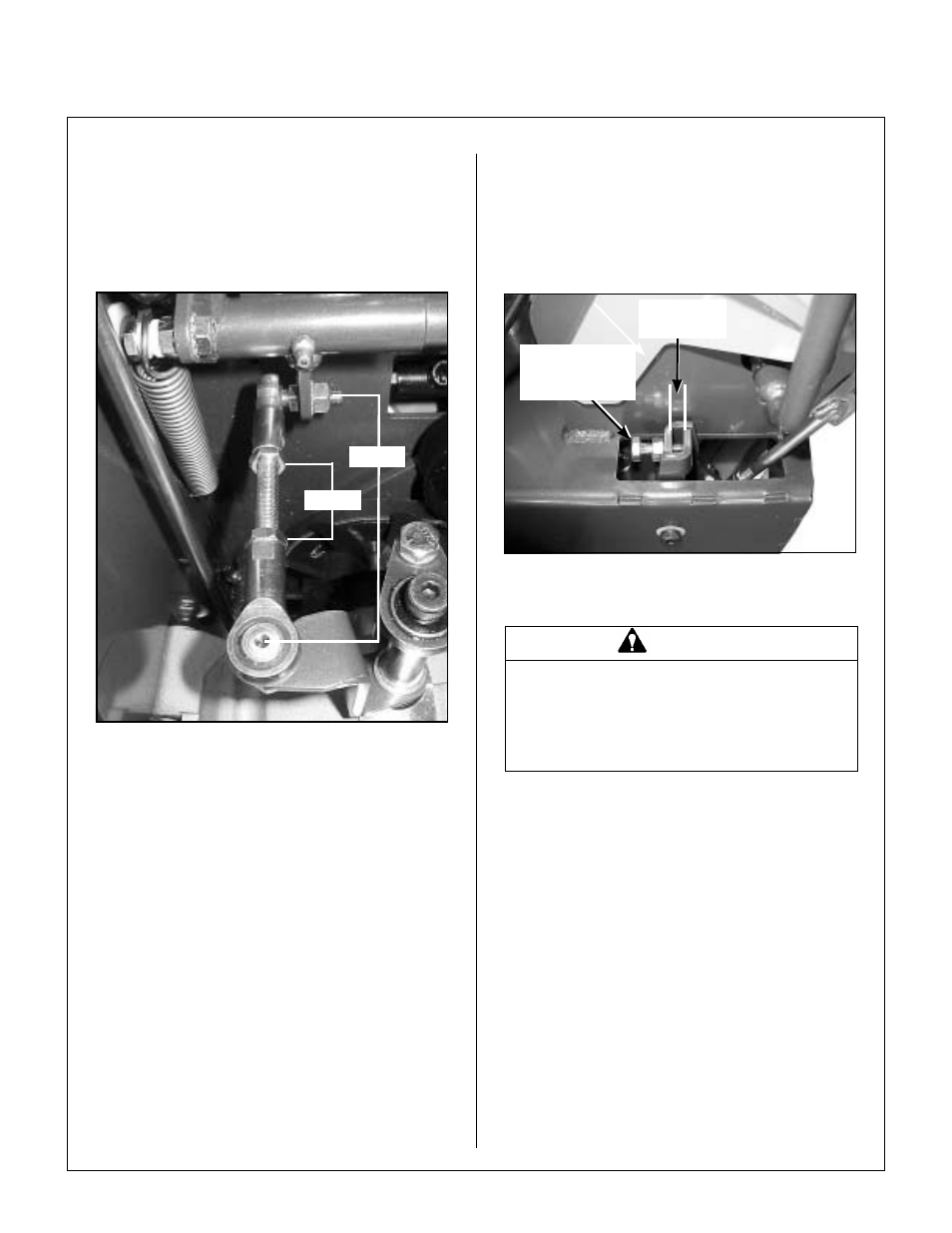 Control arm rod adjustment - step 2, Neutral adjustment - step 3, Speed control actuator adjustment (lh) | Tracking adjustment - step 4, Maintenance instructions | Walker MW 15 HP User Manual | Page 49 / 68