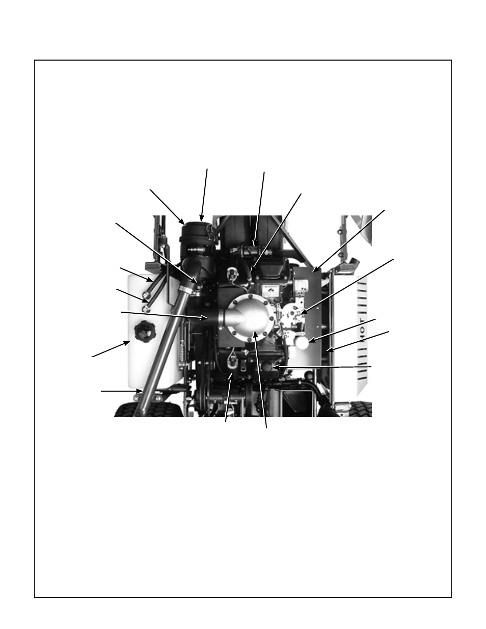 Top view (engine compartment) model mtefi, Component identification | Walker MT User Manual | Page 16 / 92