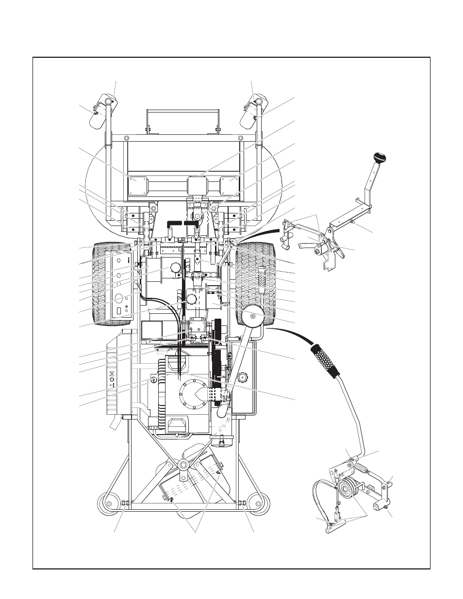 Chassis and deck lubrication points, Maintenance instructions, Lubrication | Walker MT User Manual | Page 67 / 92