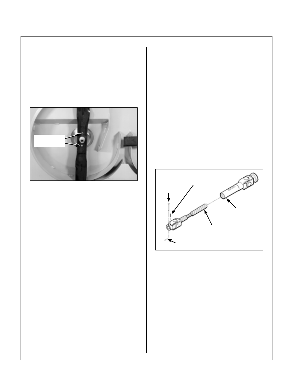 Blade overload shear bolts, Cutting blade shear bolts, Pto shear pin | Maintenance instructions | Walker MT User Manual | Page 85 / 92