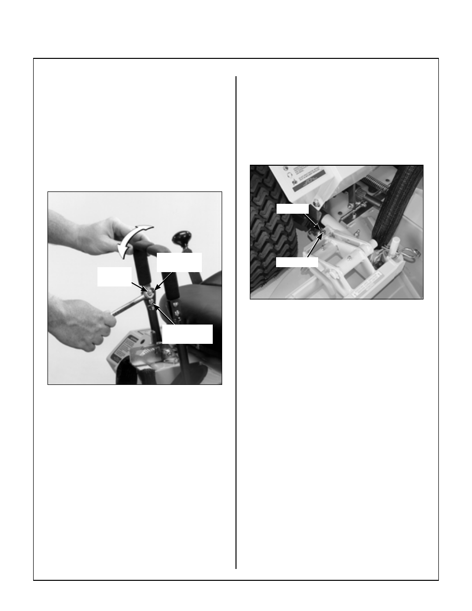 Adjustments, Steering levers, Steering lever adjustment | Tilt-up deck adjustable stop, Maintenance instructions | Walker MT User Manual | Page 87 / 92