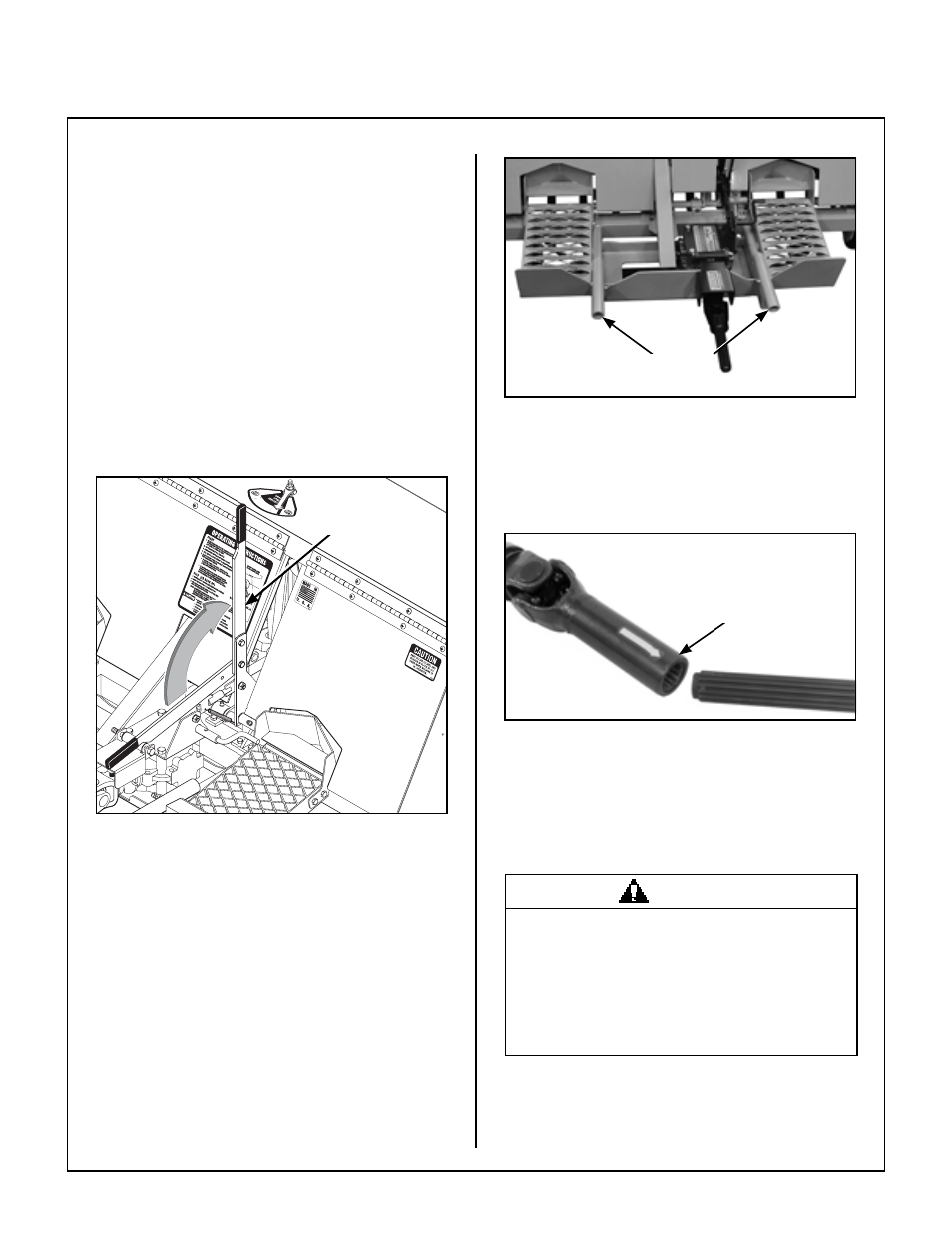 Assembly instructions, Setup instructions, Lift lever installation | Installation on tractor, Attach aerator to tractor, Connect driveline coupler to tractor pto | Walker PERFAERATORTM PA6685 User Manual | Page 11 / 28