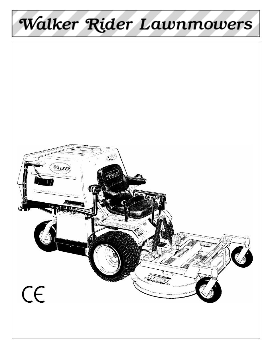 Walker MDD (20.9 HP) User Manual | 92 pages