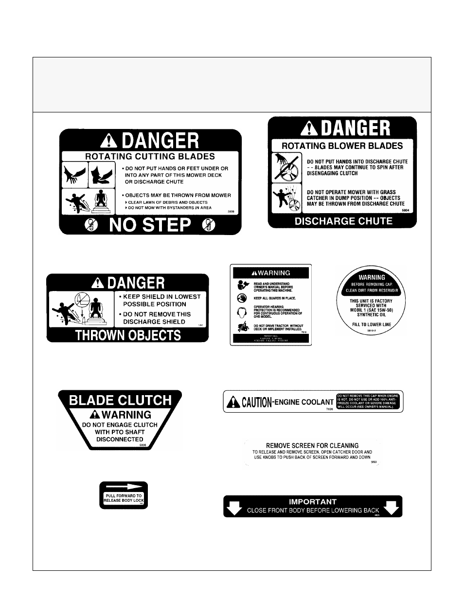 Safety, control, and instruction decals, Safety instructions | Walker MDD (20.9 HP) User Manual | Page 19 / 92