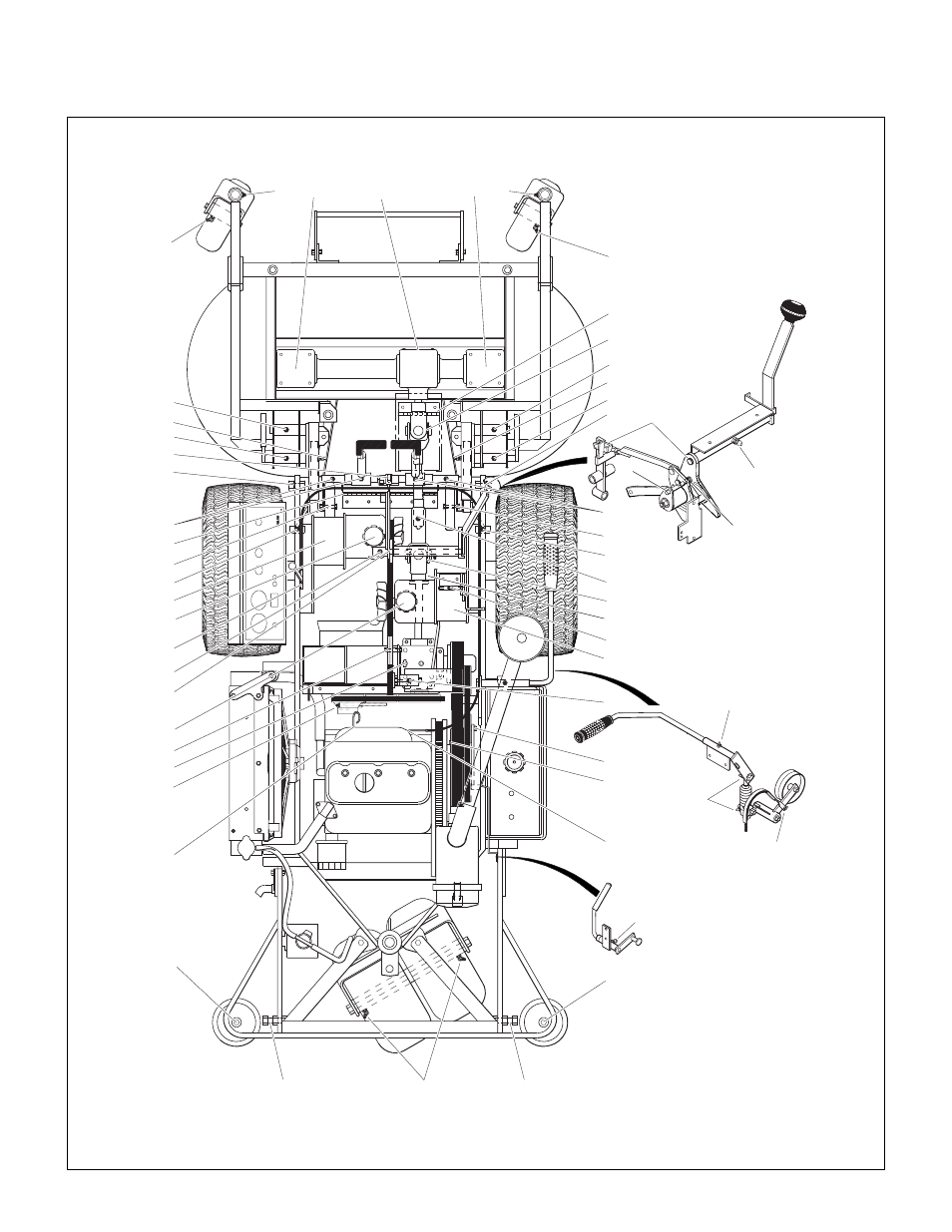 Chassis and deck lubrication points, Maintenance instructions, Lubrication | Walker MDD (20.9 HP) User Manual | Page 55 / 92