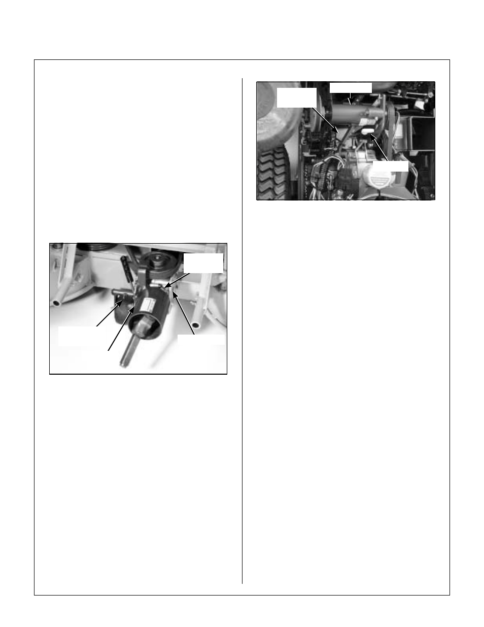 Gearbox, dolly wheel, and u-joint lubrication, Tractor pto gearbox lubrication, Checking gearbox oil level | Dipstick location, tractor pto gearbox, Changing gearbox oil, Gear axle lubrication, Maintenance instructions | Walker MDD (20.9 HP) User Manual | Page 57 / 92