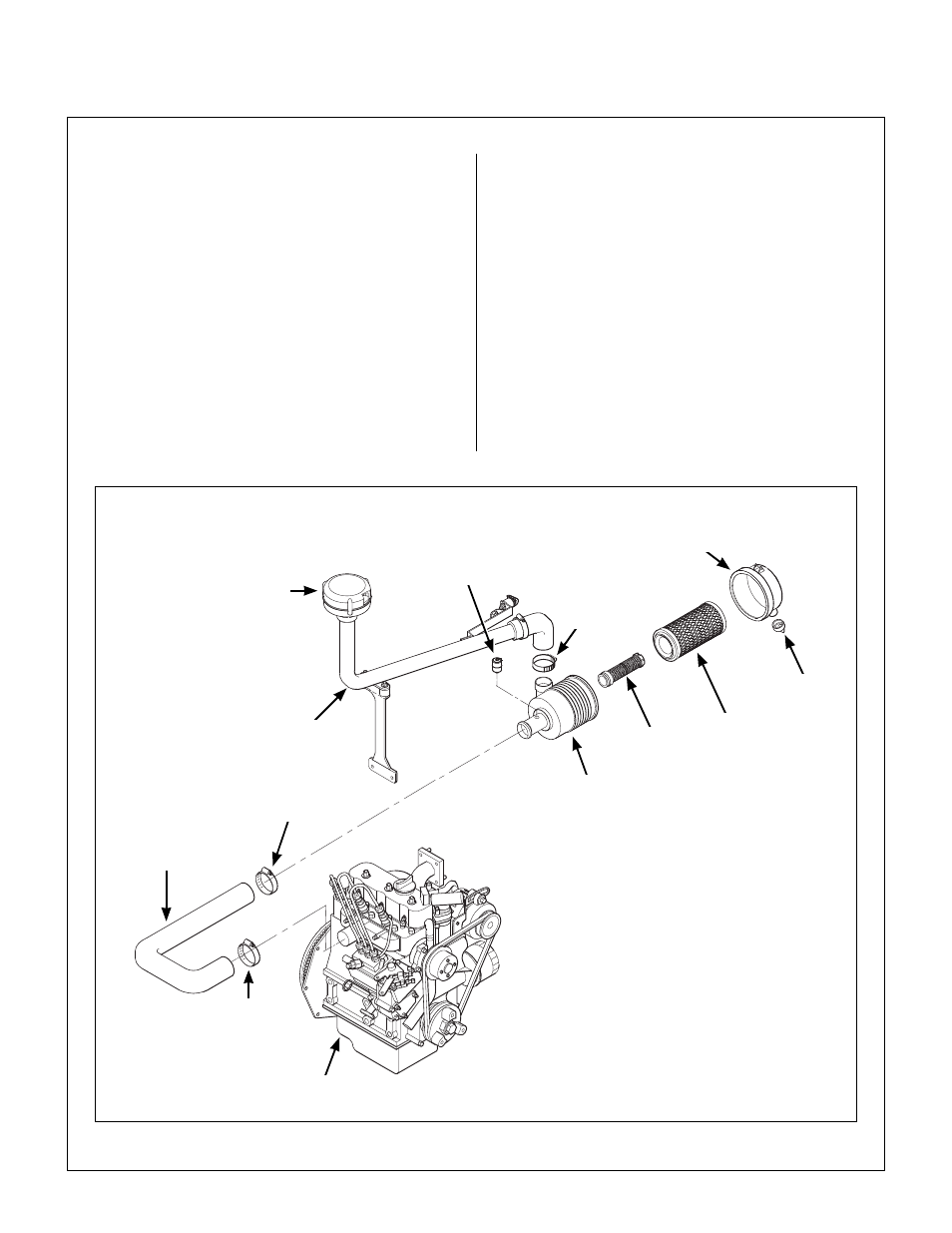 Cleaning, Engine air cleaner system, Engine air cleaner system components | Maintenance instructions | Walker MDD (20.9 HP) User Manual | Page 59 / 92