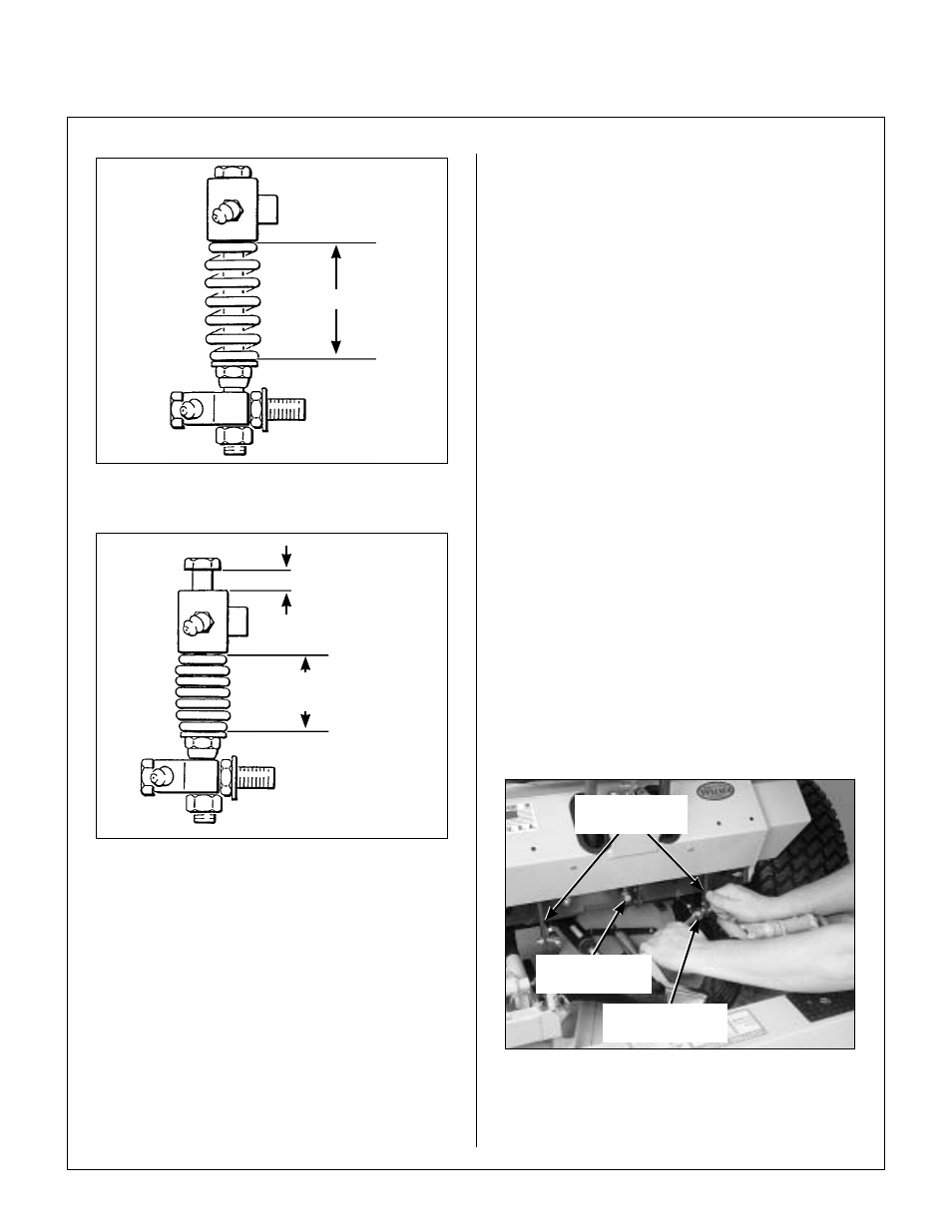 Clutch linkage adjustment - disengaged, Clutch linkage adjustment - engaged, Transmission control | Set forward travel limit (stop) - step 1, Maintenance instructions | Walker MDD (20.9 HP) User Manual | Page 83 / 92