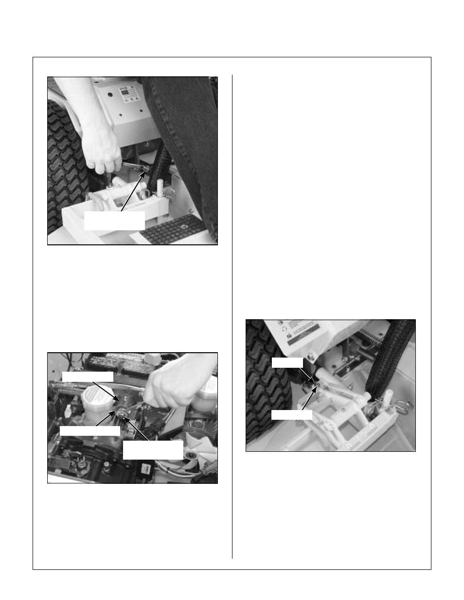 Straight ground travel adjustment, Forward speed control friction lock, Tilt-up deck adjustable stop | Fuel valve solenoid linkage, Maintenance instructions | Walker MDD (20.9 HP) User Manual | Page 85 / 92