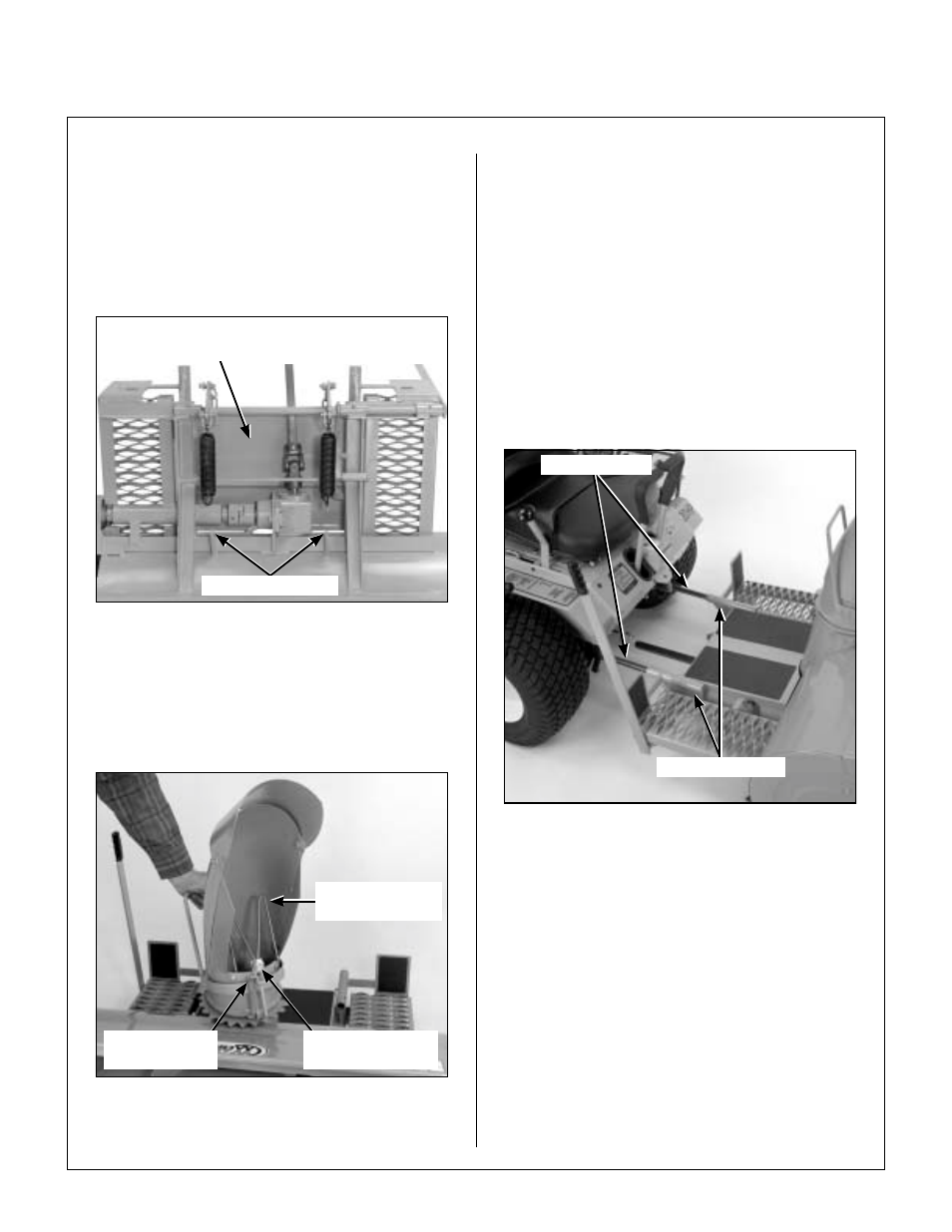Install spout assembly, Engage snowblower mounting tubes, Assembly instructions | Walker SB36 User Manual | Page 14 / 43