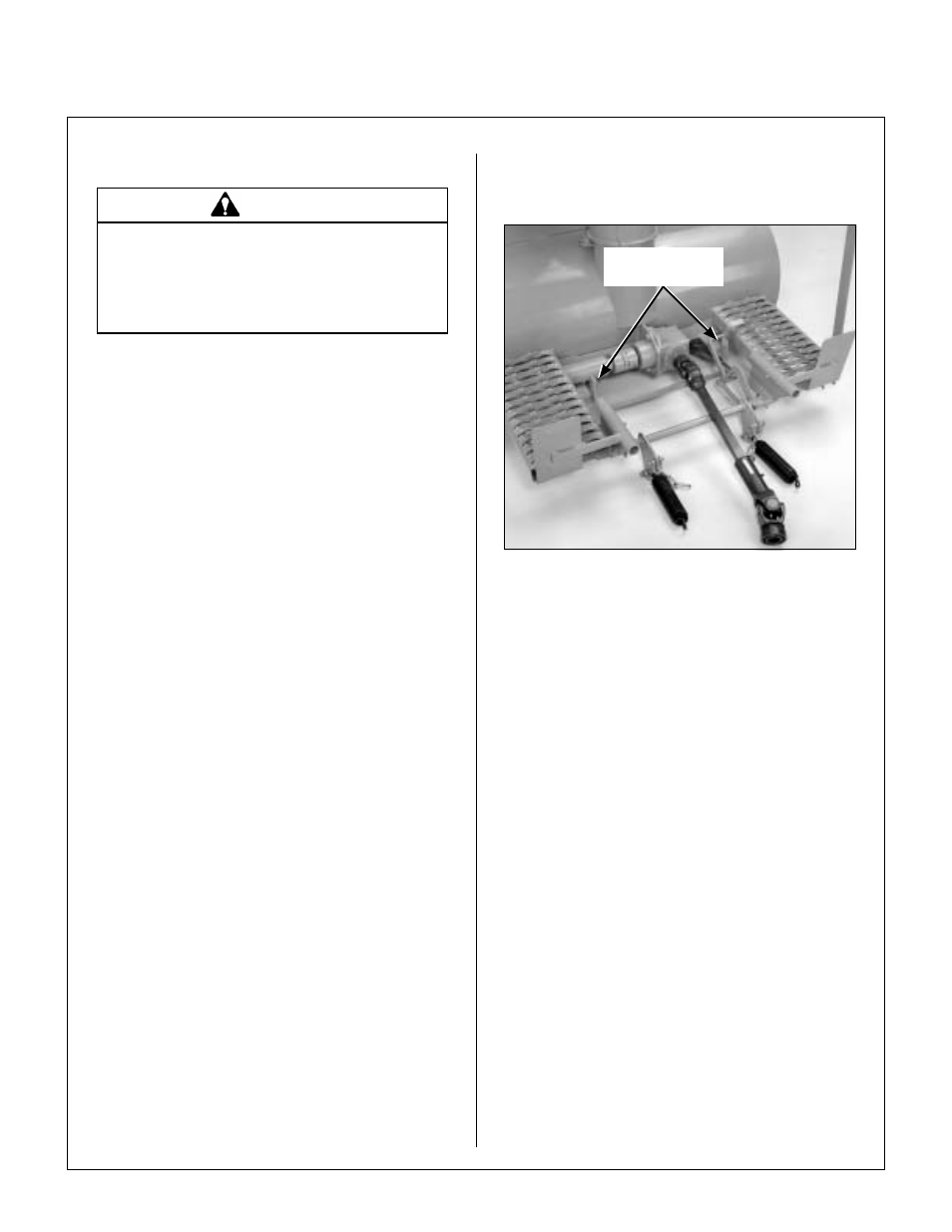 Lubrication, Grease fitting and oil point lubrication, Pto u-joint | Gearbox lubrication, Snowblower with gearbox cover removed, Maintenance instructions | Walker SB36 User Manual | Page 25 / 43