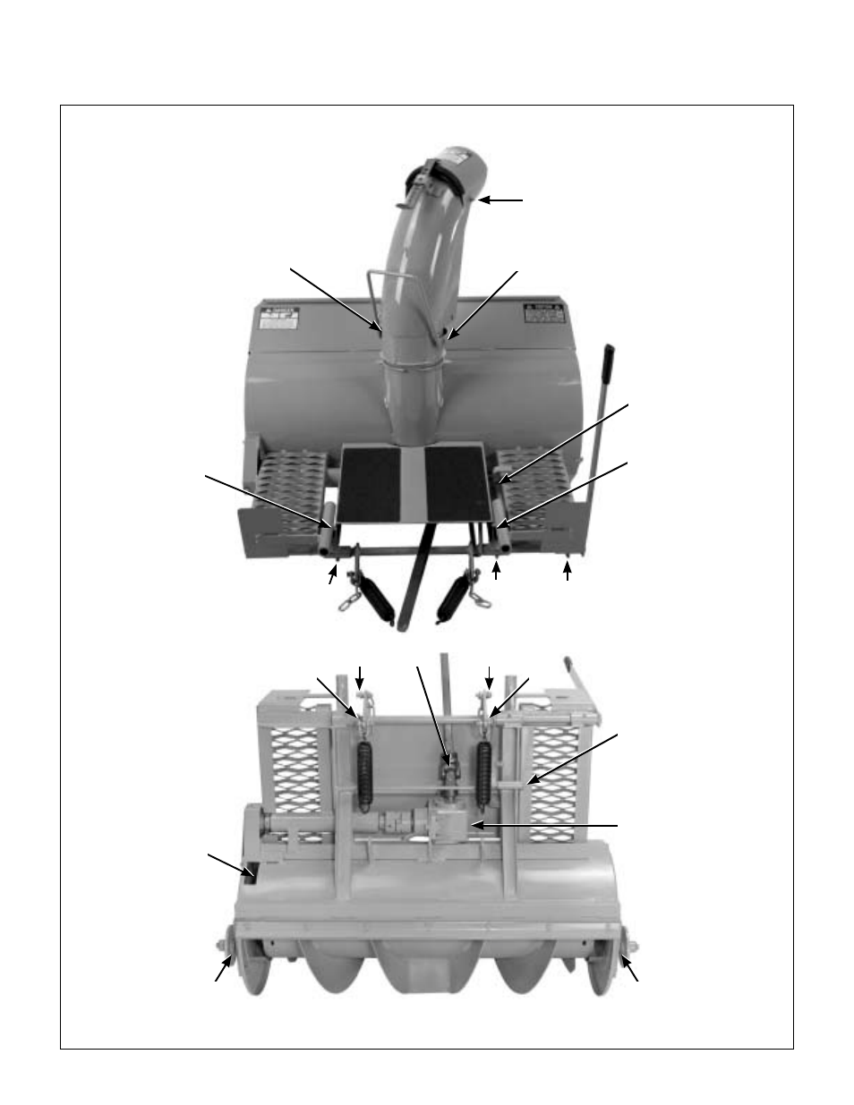 Snowblower lubrication points, Maintenance instructions | Walker SB36 User Manual | Page 28 / 43