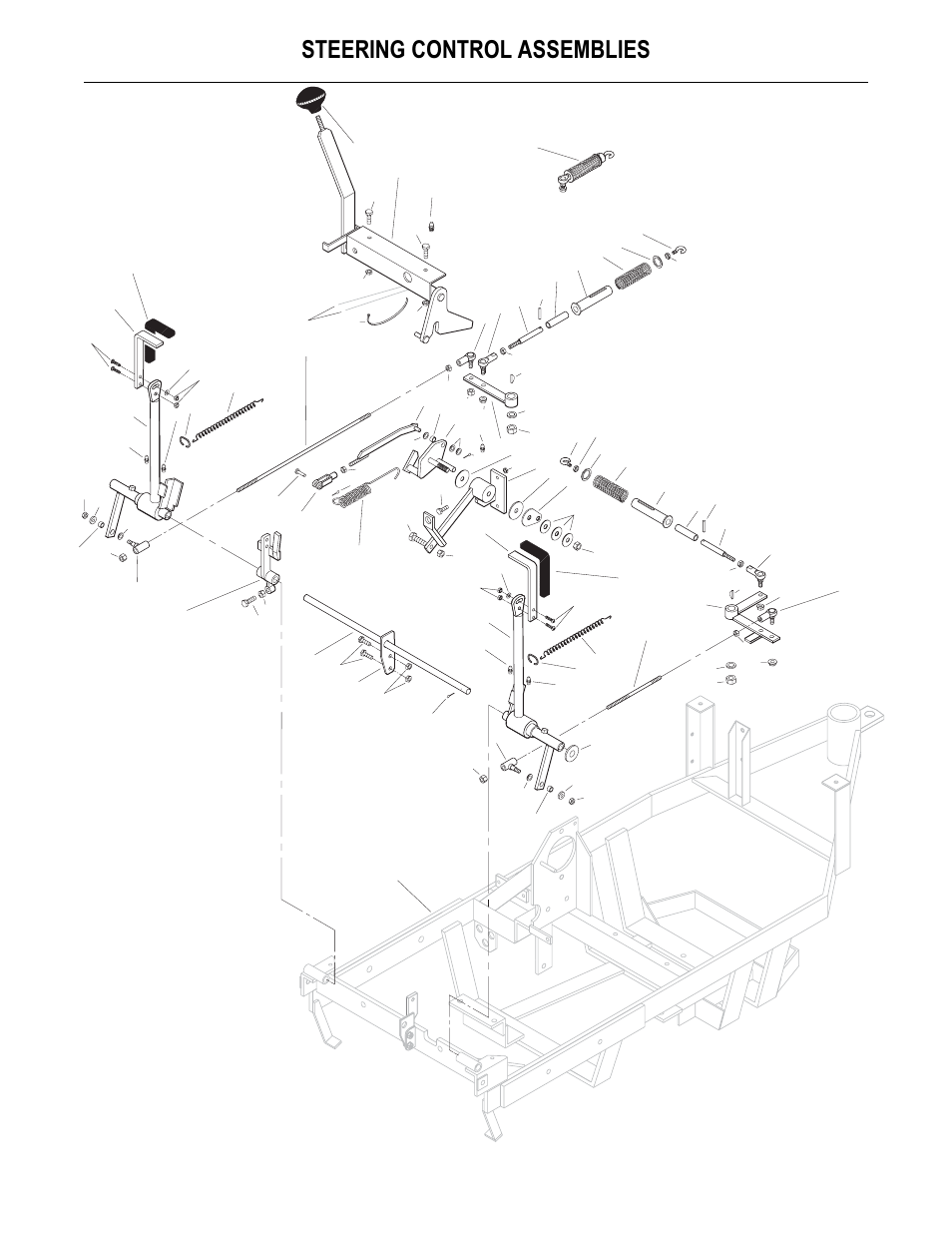 Steering control assemblies | Walker MS User Manual | Page 21 / 52