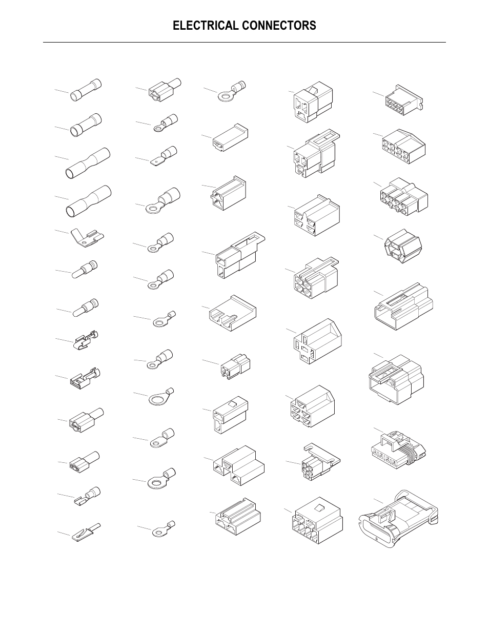 Electrical connectors | Walker MS User Manual | Page 35 / 52