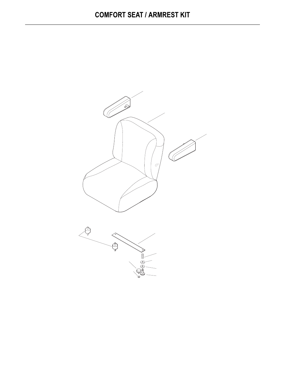 Comfort seat / armrest kit | Walker MS User Manual | Page 39 / 52