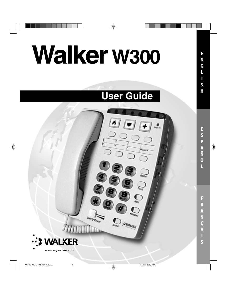 Walker W300 User Manual | 80 pages