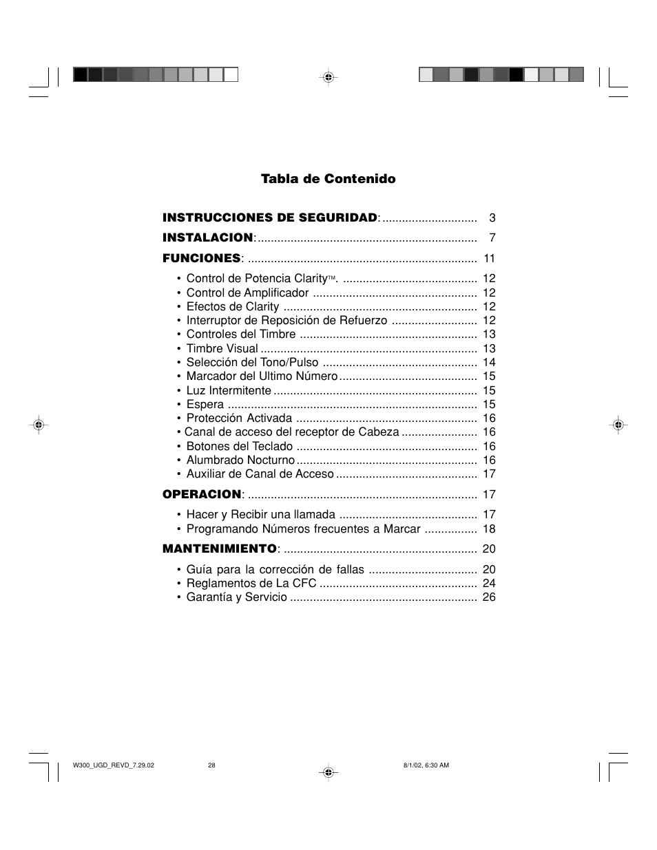 Walker W300 User Manual | Page 28 / 80