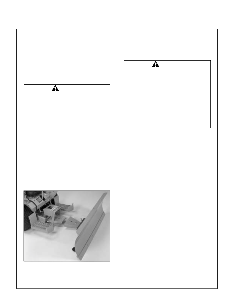 Removal and storage instructions, Removal, Removing attachments from implement hitch | Dozer blade, Detach blade from implement hitch, Rotary broom | Walker IMPLEMENT HITCH SB6670 User Manual | Page 68 / 92