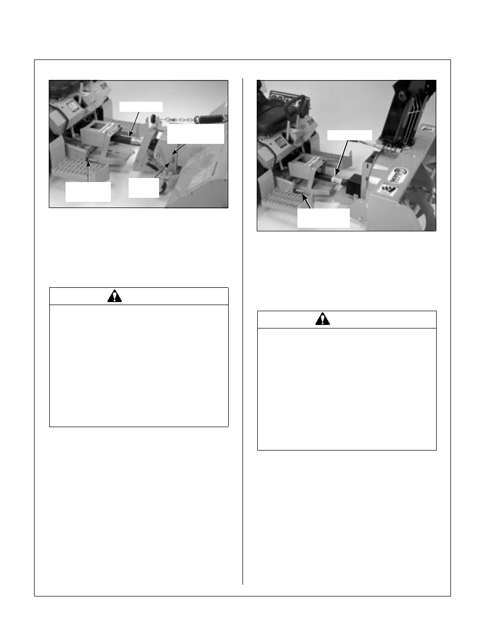 Detach rotary broom from implement hitch, Two-stage snowblower, Detach snowblower from implement hitch | Debris blower, Removal and storage instructions | Walker IMPLEMENT HITCH SB6670 User Manual | Page 69 / 92