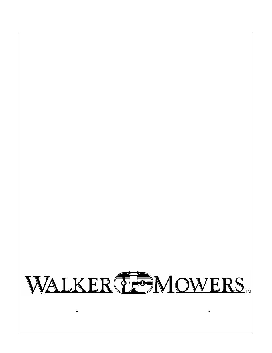 Walker IMPLEMENT HITCH SB6670 User Manual | Page 92 / 92