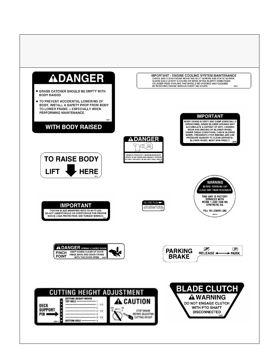 Safety, control, and instruction decals, Safety instructions | Walker MS (13 HP) User Manual | Page 18 / 72