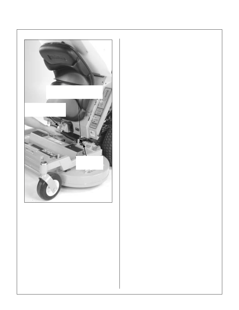 Deck counterweight spring installation, Assembly instructions | Walker MS (13 HP) User Manual | Page 24 / 72