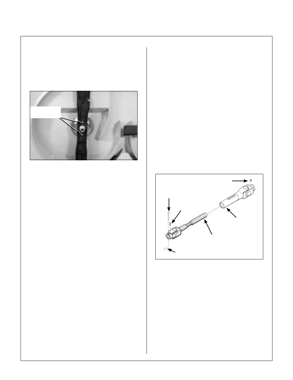 Blade overload shear bolts, Cutting blade shear bolts, Pto shear pin | Maintenance instructions | Walker MS (13 HP) User Manual | Page 65 / 72