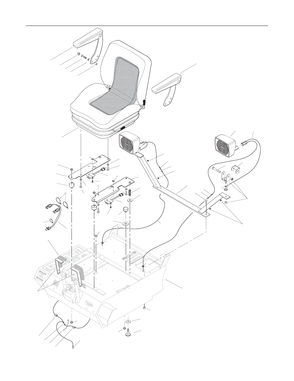 Suspension seat kit / light kit | Walker MDD User Manual | Page 51 / 72