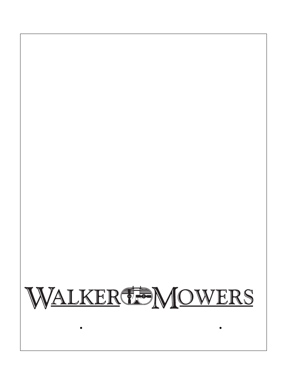 Walker MDD User Manual | Page 72 / 72