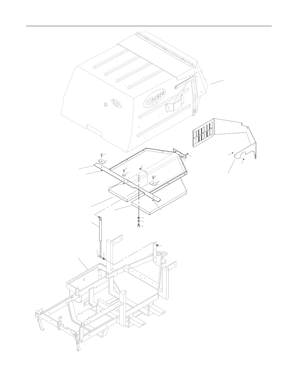Rear body assembly (ghs models) | Walker MDD User Manual | Page 9 / 72