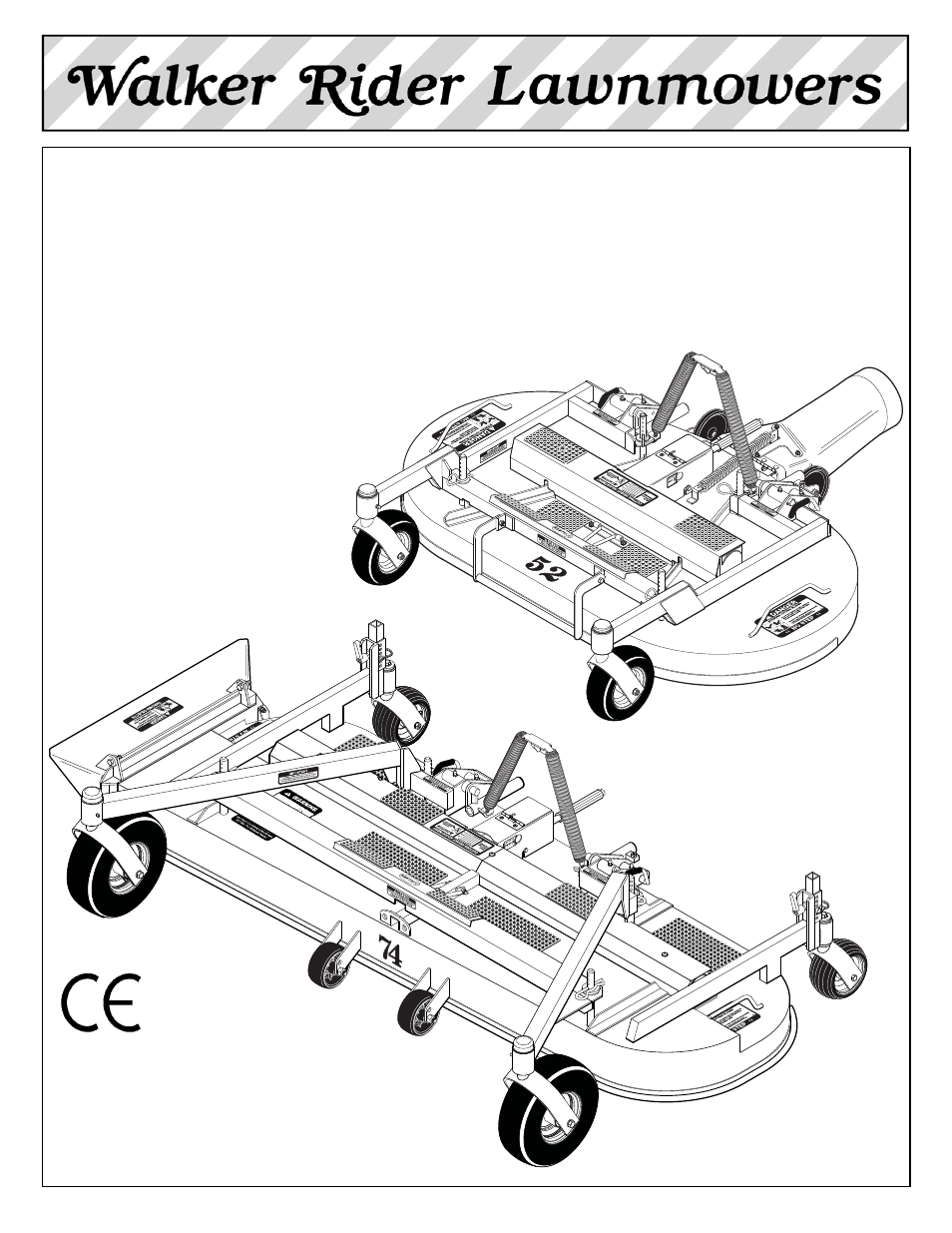 Walker DGHS52 User Manual | 68 pages
