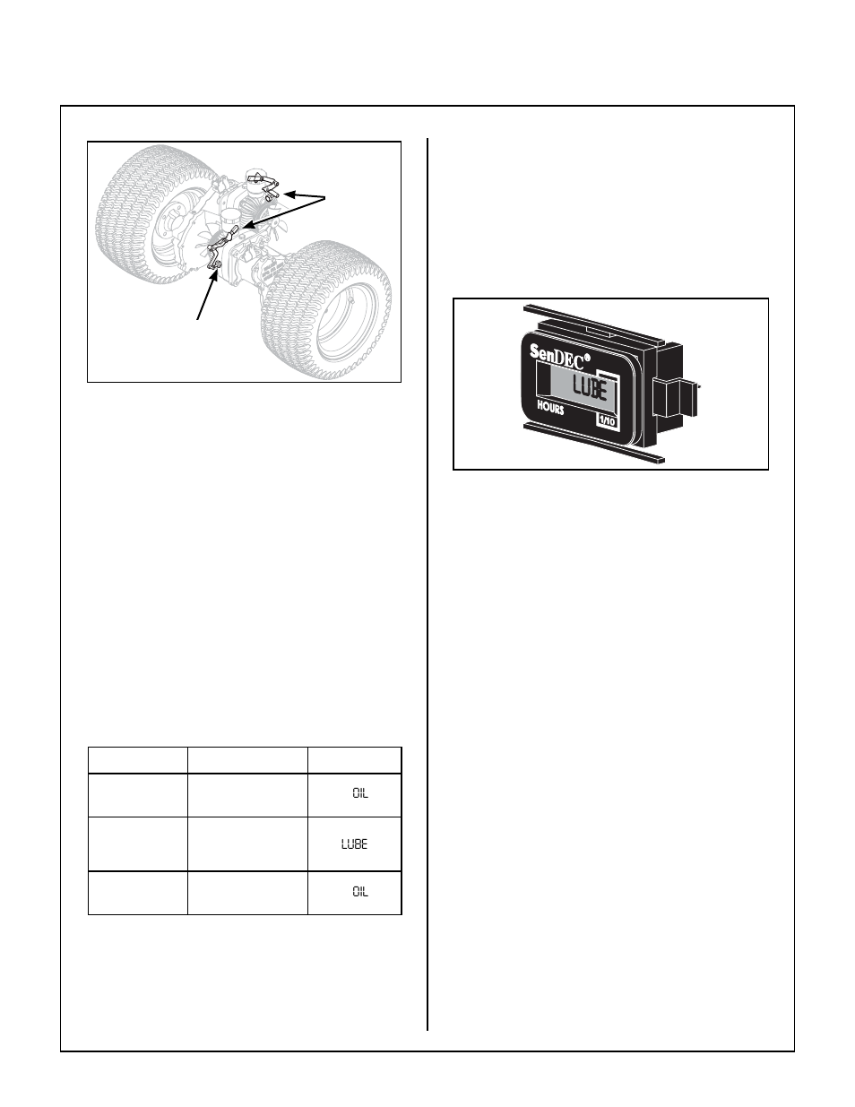 Lockout lever location, Hourmeter, Oil pressure warning horn | Circuit breaker (7 amp), Light switch (for optional lights), Operating instructions | Walker MC (20 HP) User Manual | Page 30 / 72