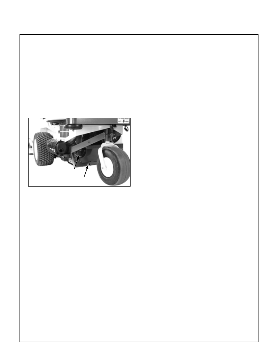 Oil drain/oil filter location, Mower deck gearbox lubrication, Maintenance instructions | Walker MC (20 HP) User Manual | Page 48 / 72