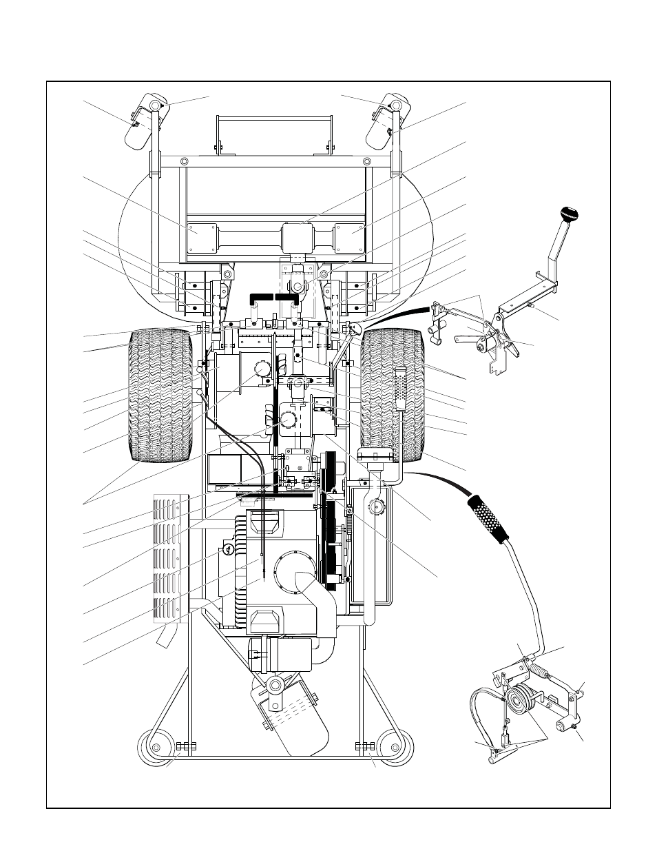 Chassis and deck lubrication points, Maintenance instructions, Lubrication | Walker MC (20 HP) User Manual | Page 53 / 72