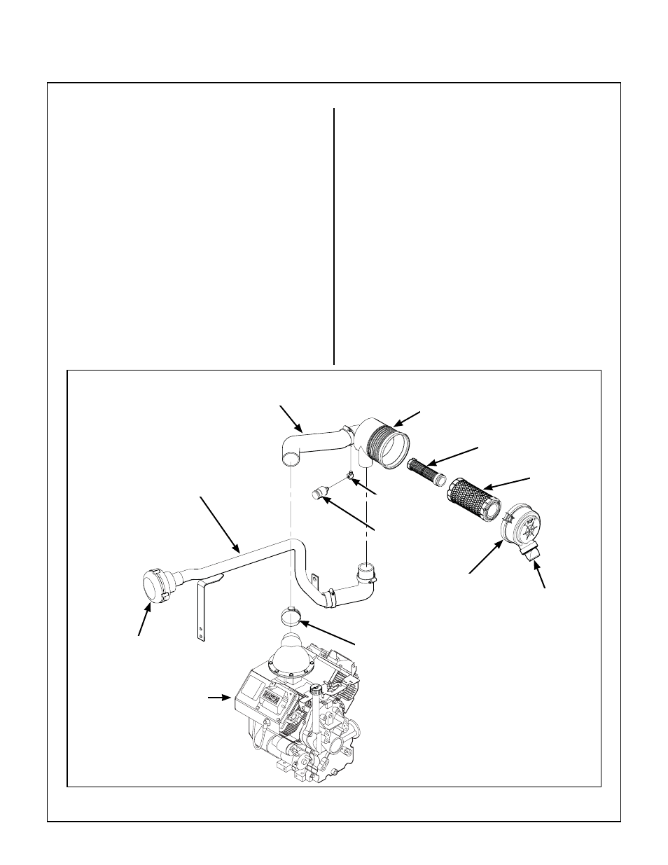 Cleaning, Turbine precleaner, Engine air cleaner system components | Maintenance instructions | Walker MC (20 HP) User Manual | Page 54 / 72