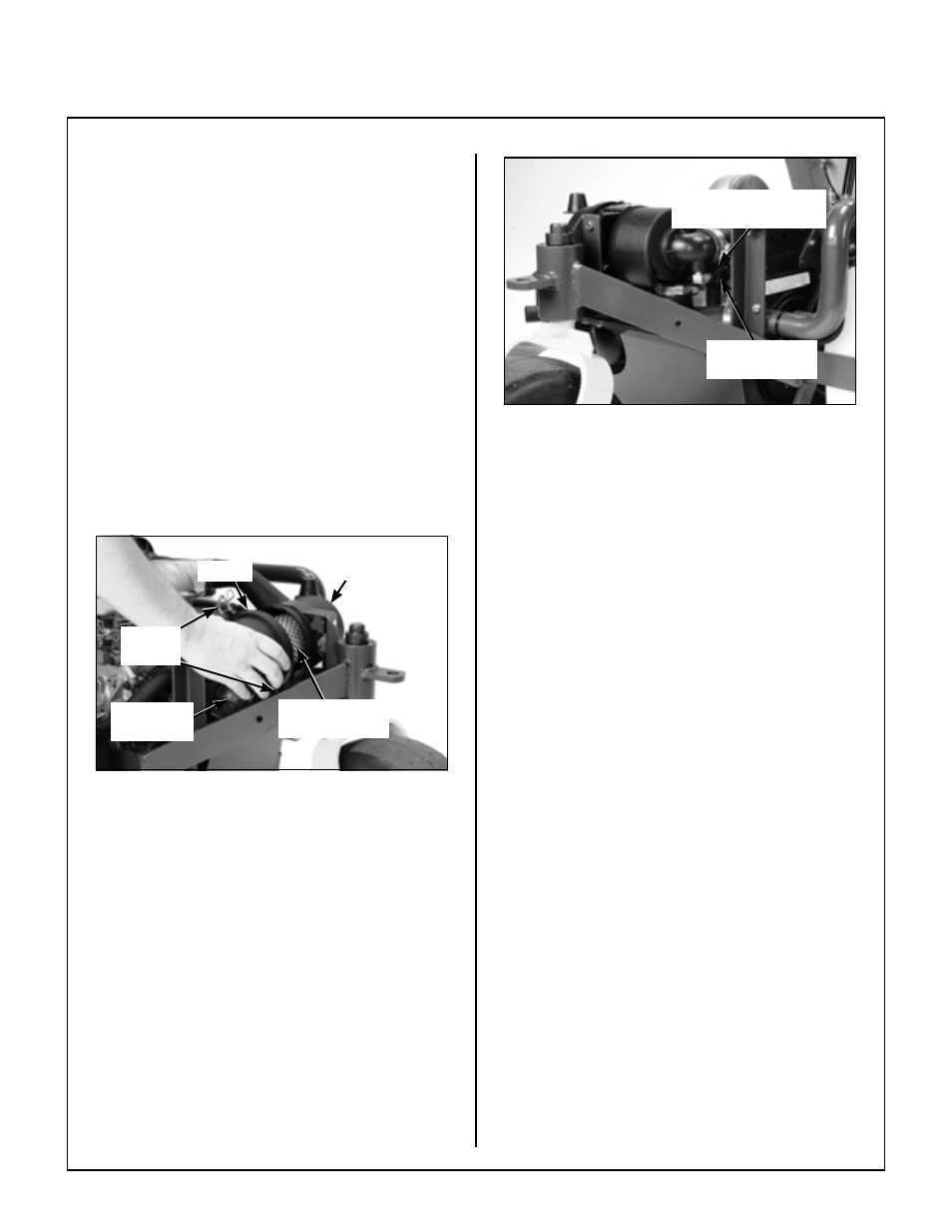 Donaldson radialseal™ air cleaner, Air restriction gauge location, Maintenance instructions | Walker MC (20 HP) User Manual | Page 55 / 72