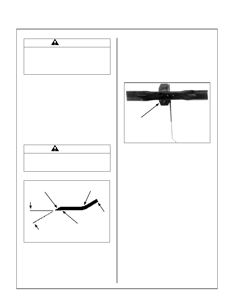 Mower blade profile for sharpening, Blade balanced on magnetic wall-mounted balancer, Drive belts | Maintenance instructions | Walker MC (20 HP) User Manual | Page 61 / 72