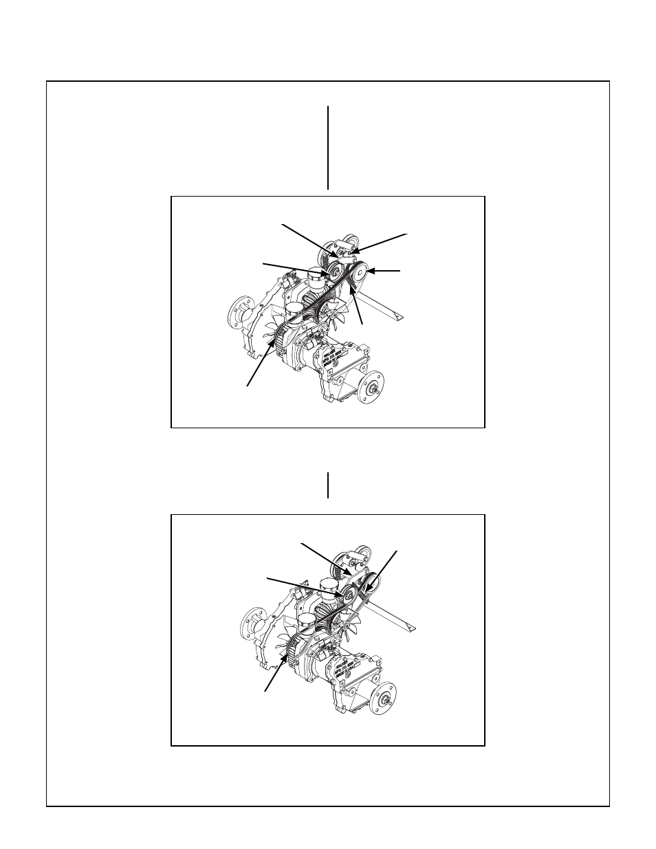 Hydrostatic ground drive belt, Hydrostatic ground drive belt assembly (engaged), Maintenance instructions | Walker MC (20 HP) User Manual | Page 67 / 72