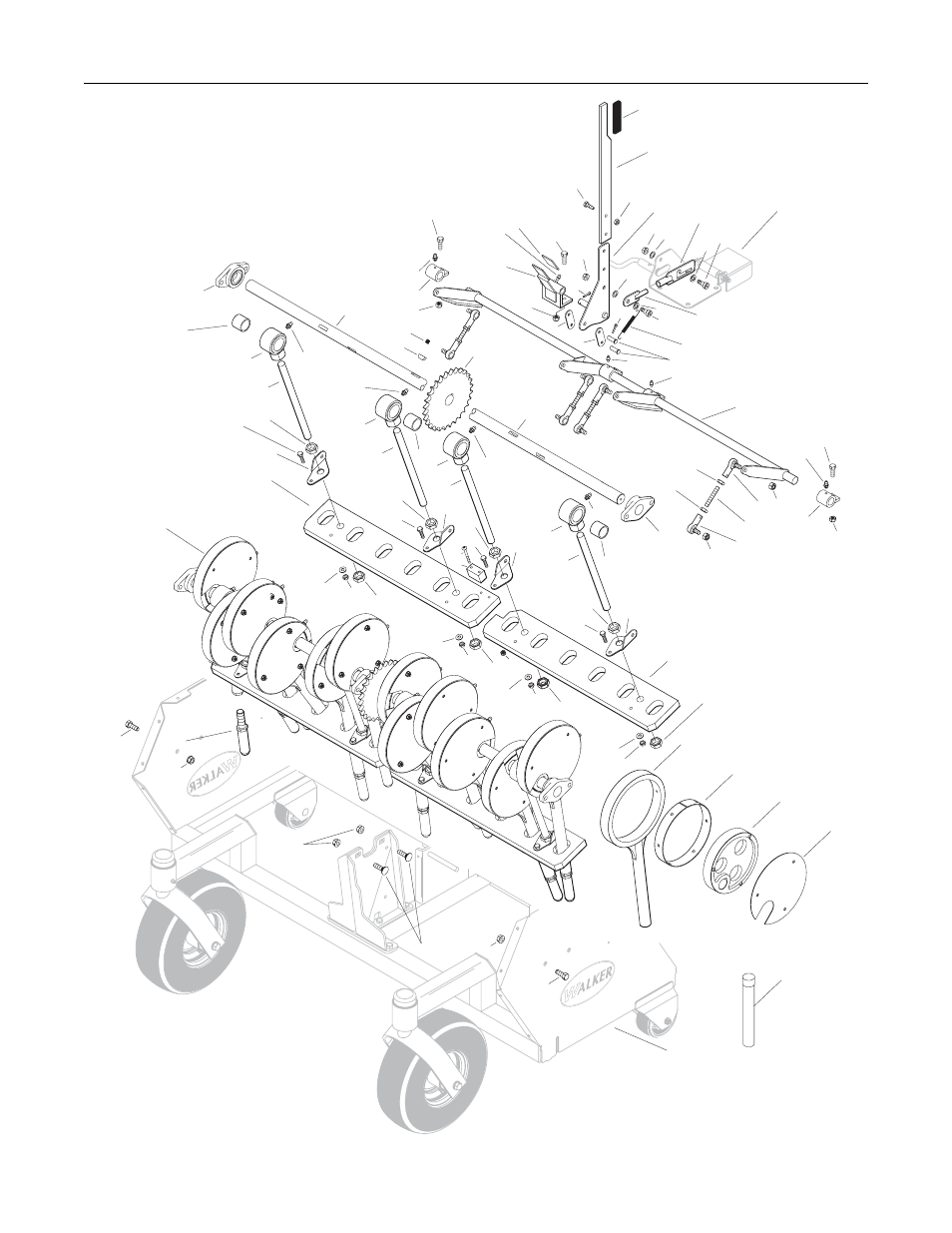 Control linkage | Walker PA6685 User Manual | Page 23 / 28